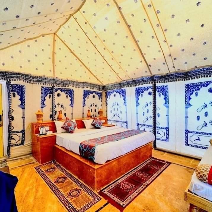 Sam Dunes Desert Safari Camp Hotel Jaisalmer Bagian luar foto